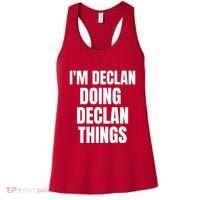 IM Declan Doing Declan Things Funny Birthday Name Gift Women's Tank Top thumb 0