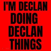 IM Declan Doing Declan Things Funny Birthday Name Gift Santa Hat thumb 1