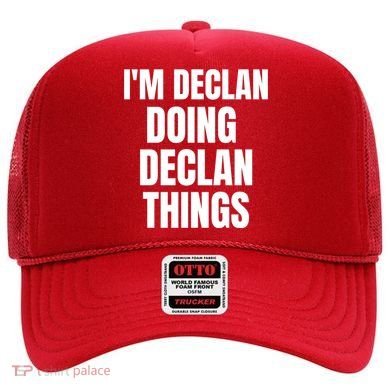 IM Declan Doing Declan Things Funny Birthday Name Gift Hat