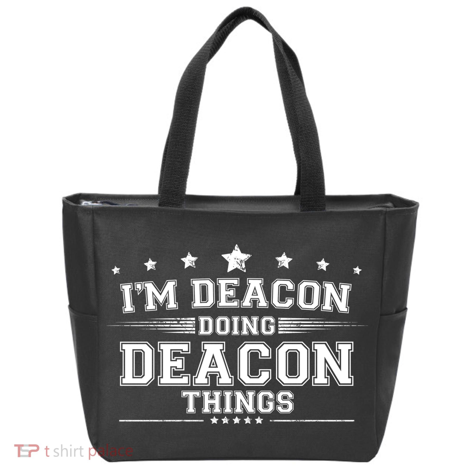 Im Deacon Doing Deacon Things Tote Bag