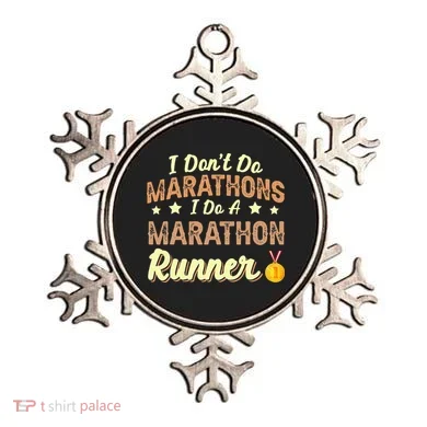 I Dont Do Marathons I Do A Marathon Runner Running Ornament