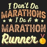 I Dont Do Marathons I Do A Marathon Runner Running Hat thumb 2
