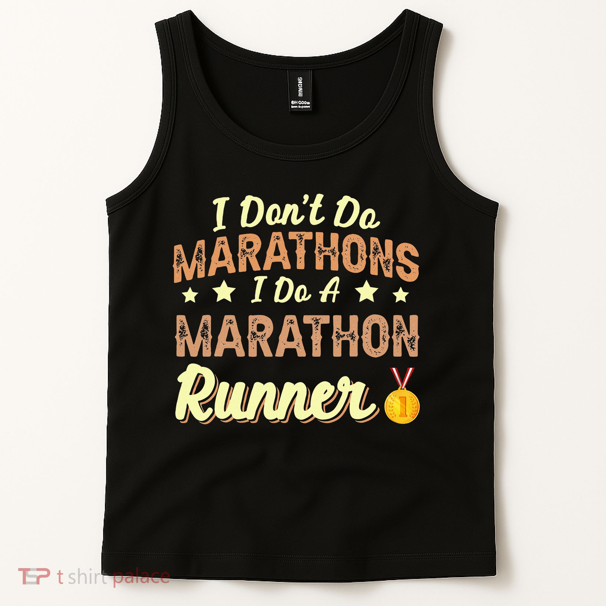 I Dont Do Marathons I Do A Marathon Runner Running Tank Top