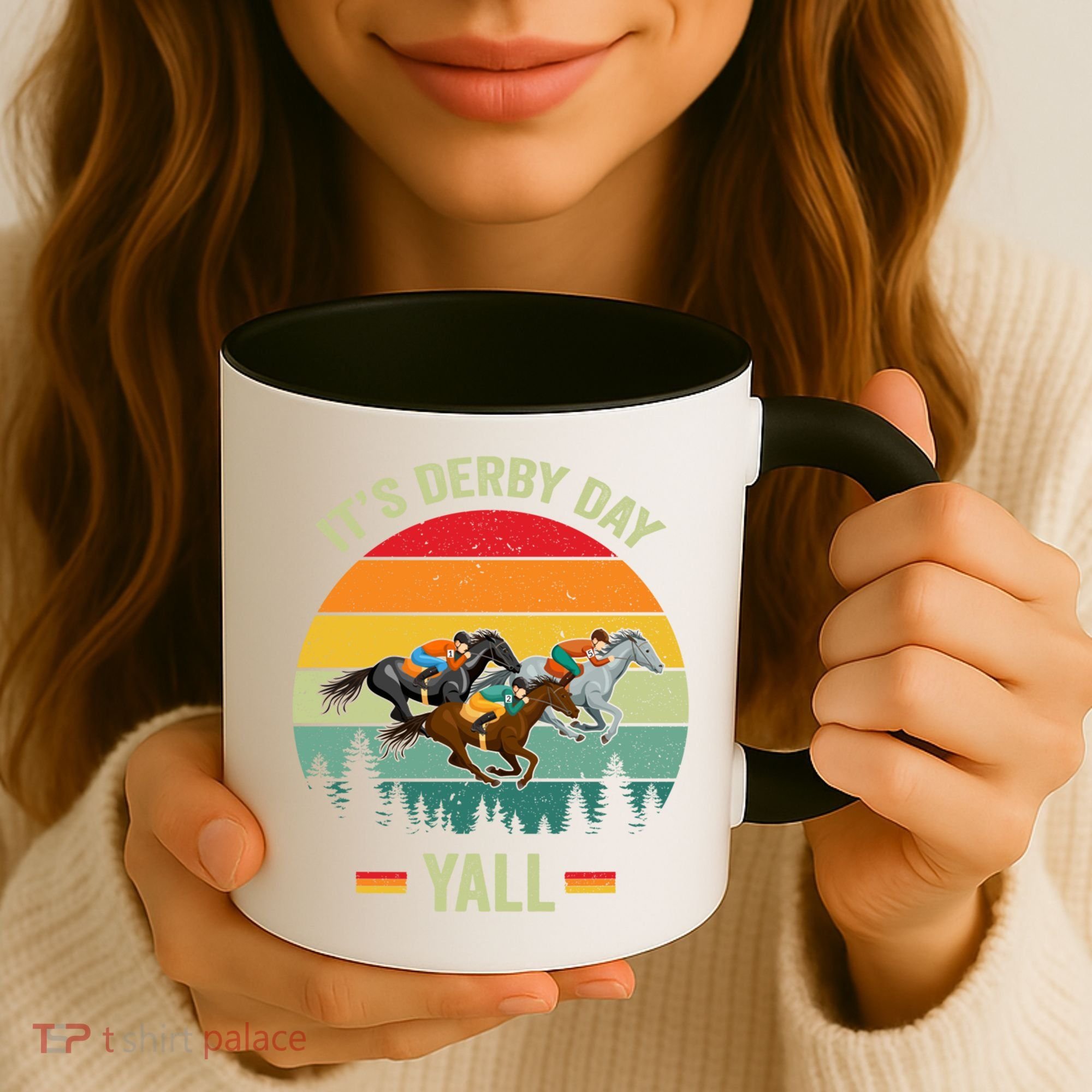 It's Derby Day Yall Retro Derby Horse Racing Lovers Gift Coffee Mug