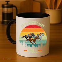 It's Derby Day Yall Retro Derby Horse Racing Lovers Gift Coffee Mug thumb 4