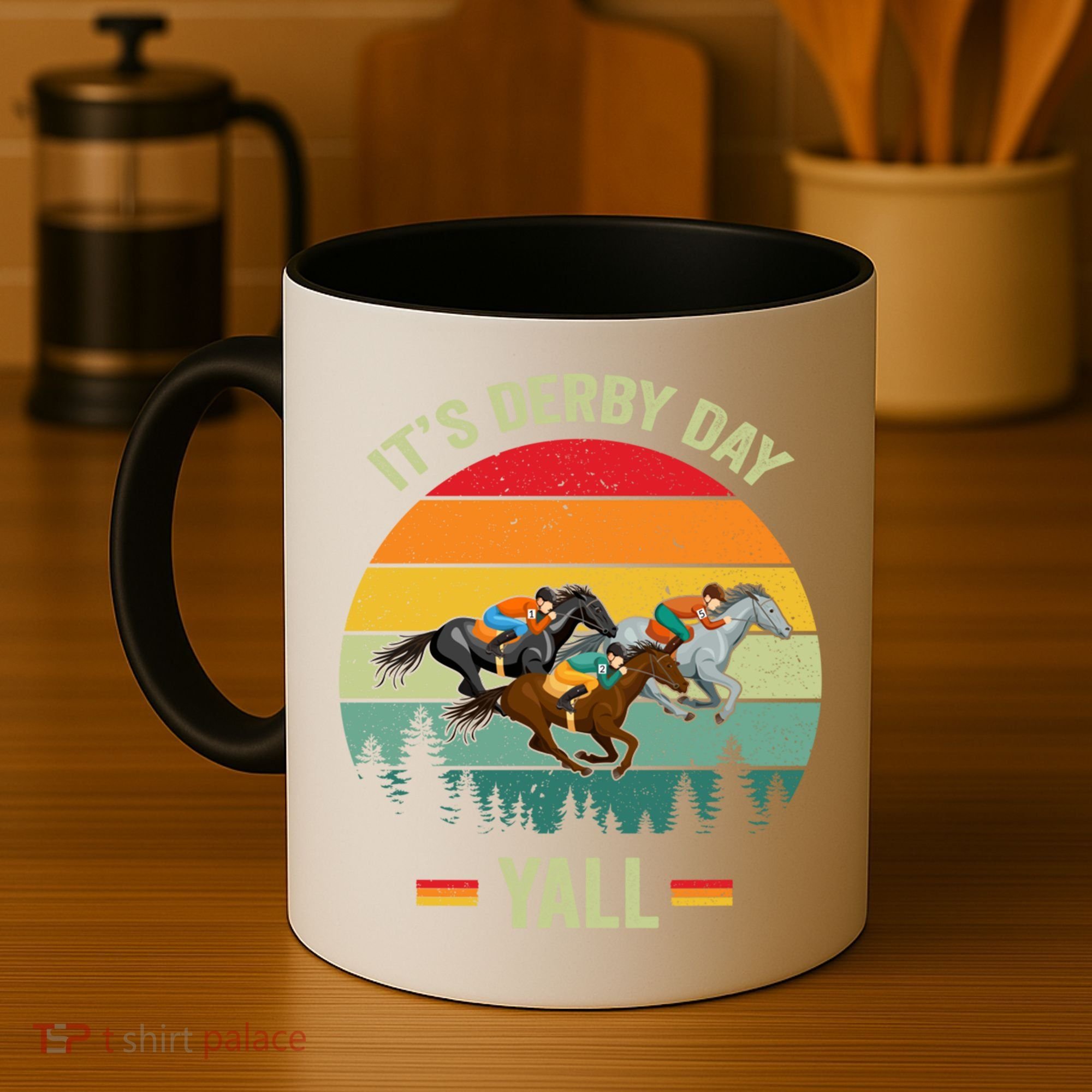 It's Derby Day Yall Retro Derby Horse Racing Lovers Gift Coffee Mug