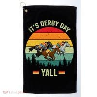 It's Derby Day Yall Retro Derby Horse Racing Lovers Gift Golf Towel thumb 0