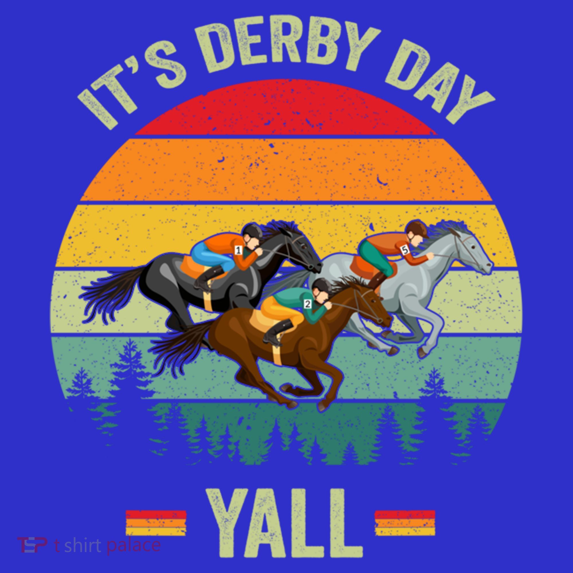 It's Derby Day Yall Retro Derby Horse Racing Lovers Gift Mousepad
