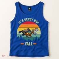 It's Derby Day Yall Retro Derby Horse Racing Lovers Gift Tank Top thumb 2