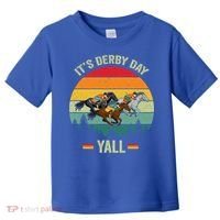 It's Derby Day Yall Retro Derby Horse Racing Lovers Gift Toddler T-Shirt thumb 0