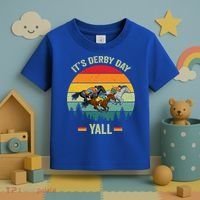 It's Derby Day Yall Retro Derby Horse Racing Lovers Gift Toddler T-Shirt thumb 3