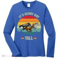 It's Derby Day Yall Retro Derby Horse Racing Lovers Gift Women's Long Sleeve Shirt thumb 0