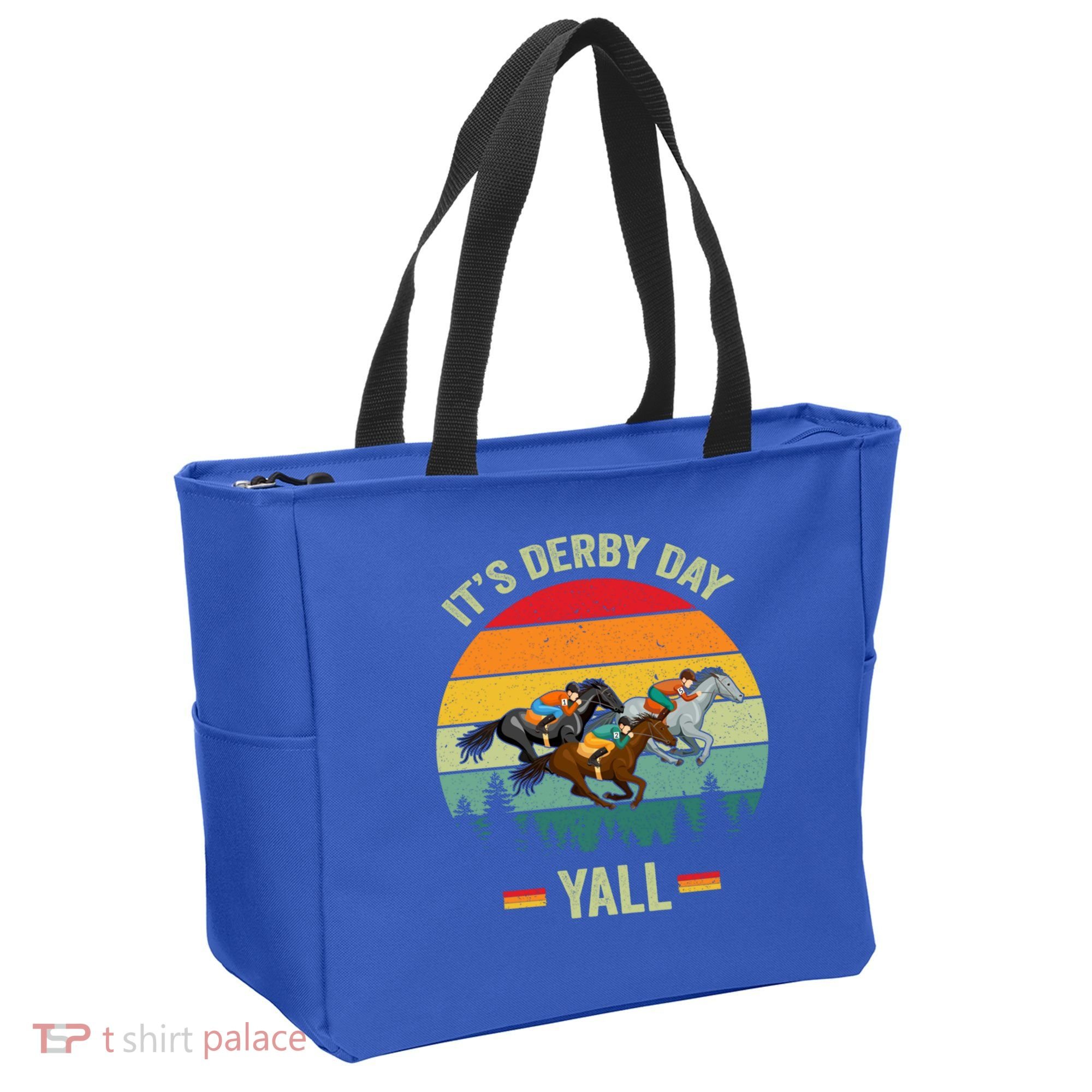 It's Derby Day Yall Retro Derby Horse Racing Lovers Gift Tote Bag