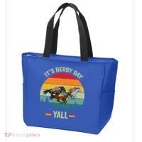 It's Derby Day Yall Retro Derby Horse Racing Lovers Gift Tote Bag thumb 3