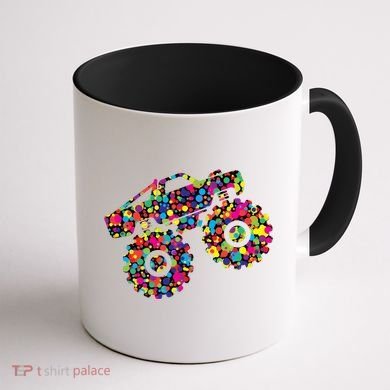 International Dot Day Monster Truck Make Your Mark Coffee Mug back