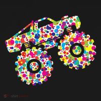 International Dot Day Monster Truck Make Your Mark Ornament thumb 1
