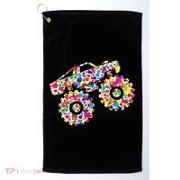 International Dot Day Monster Truck Make Your Mark Golf Towel thumb 0