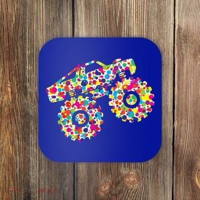 International Dot Day Monster Truck Make Your Mark Coaster