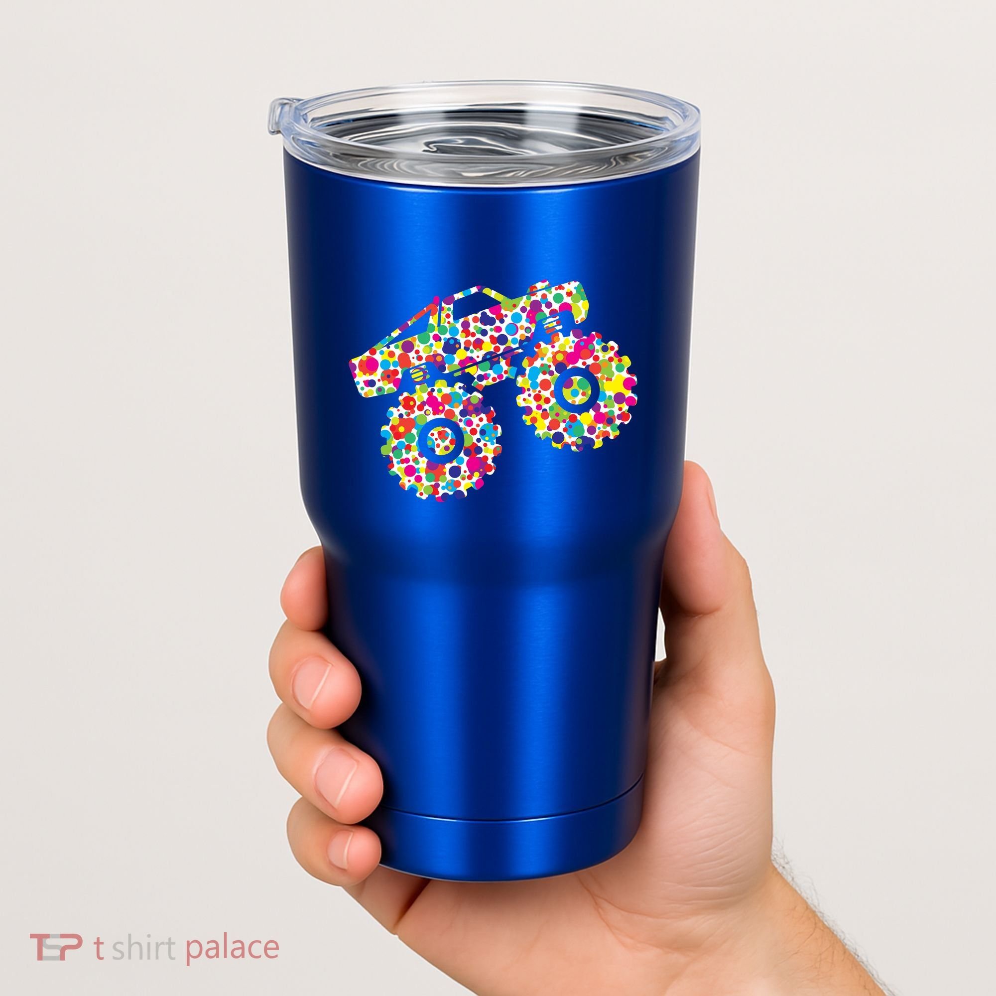 International Dot Day Monster Truck Make Your Mark Tumbler