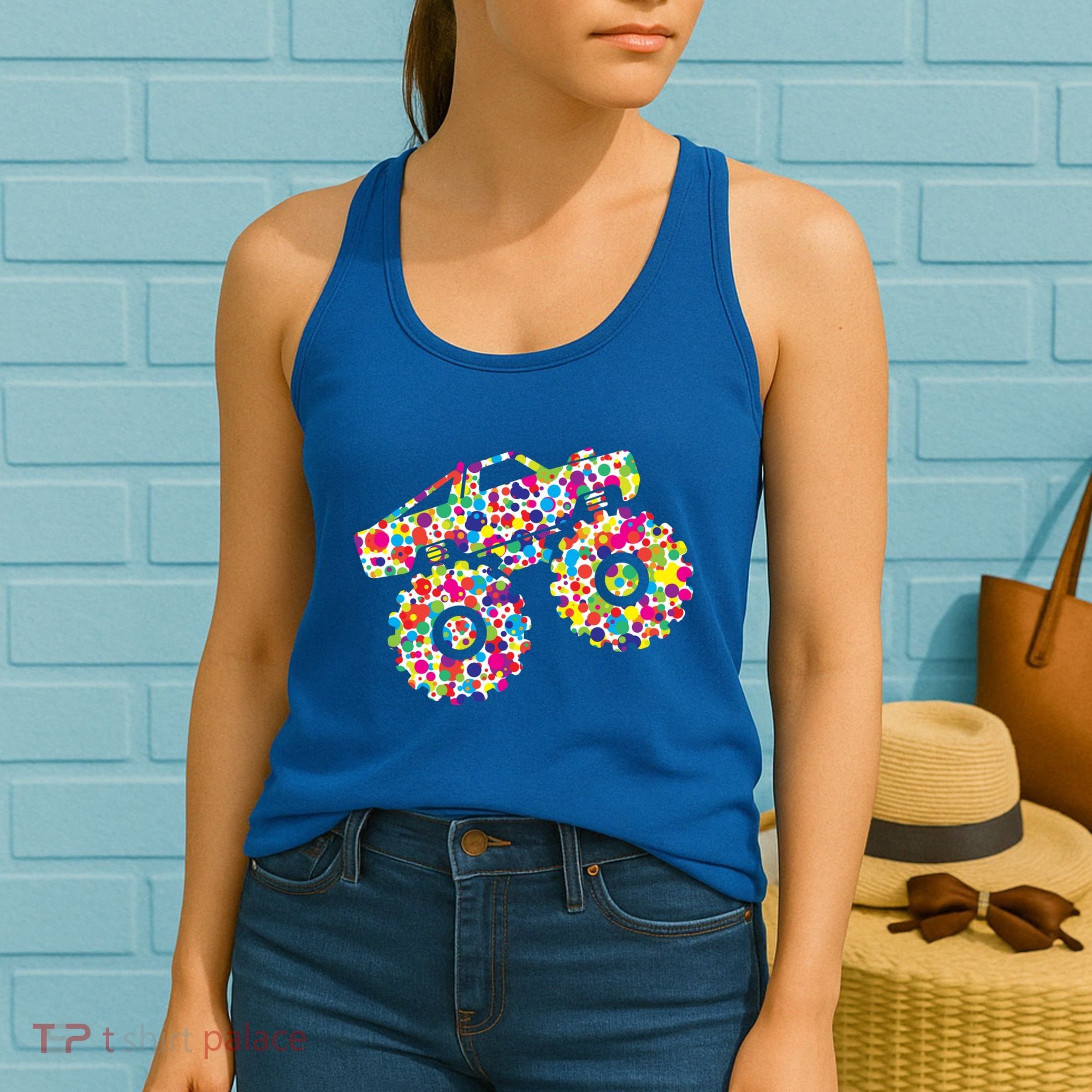 International Dot Day Monster Truck Make Your Mark Women's Tank Top