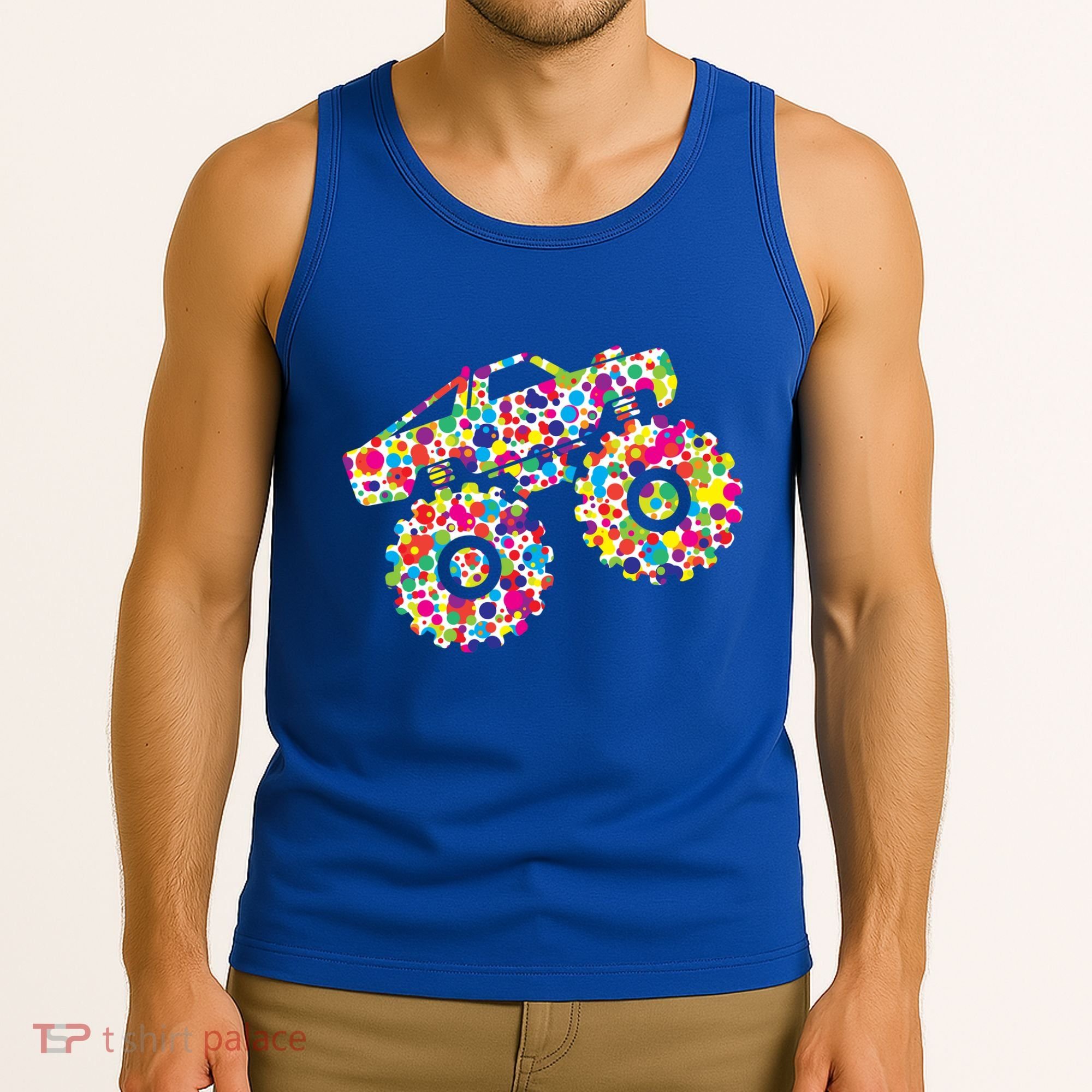 International Dot Day Monster Truck Make Your Mark Tank Top