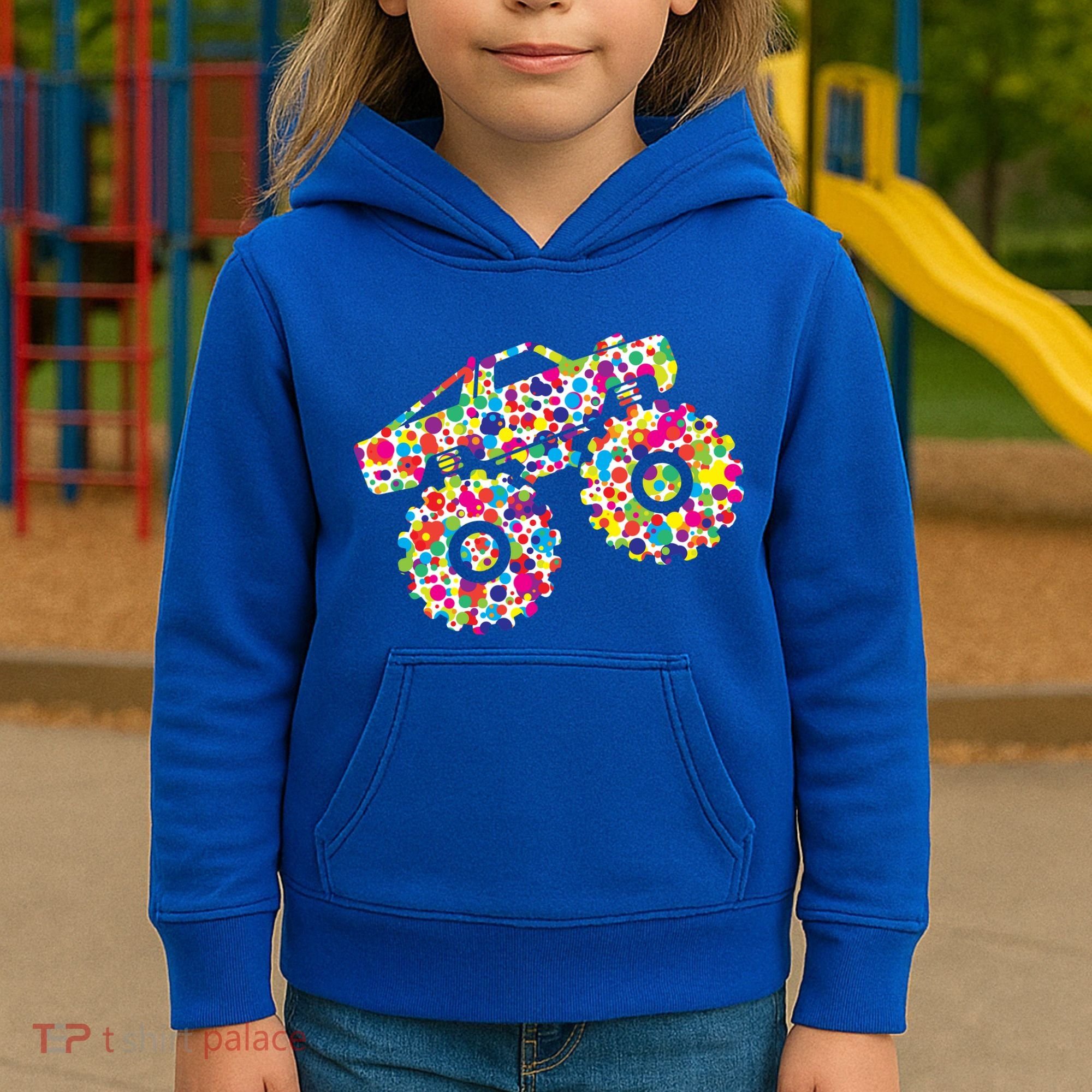 International Dot Day Monster Truck Make Your Mark Kids Hoodie