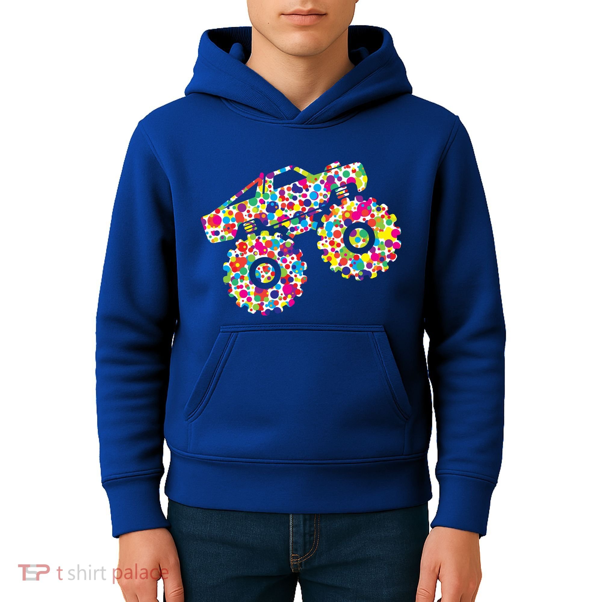 International Dot Day Monster Truck Make Your Mark Kids Hoodie