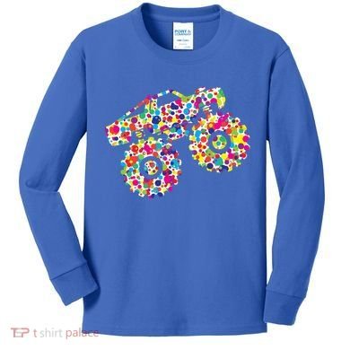 International Dot Day Monster Truck Make Your Mark Kids Long Sleeve Shirt