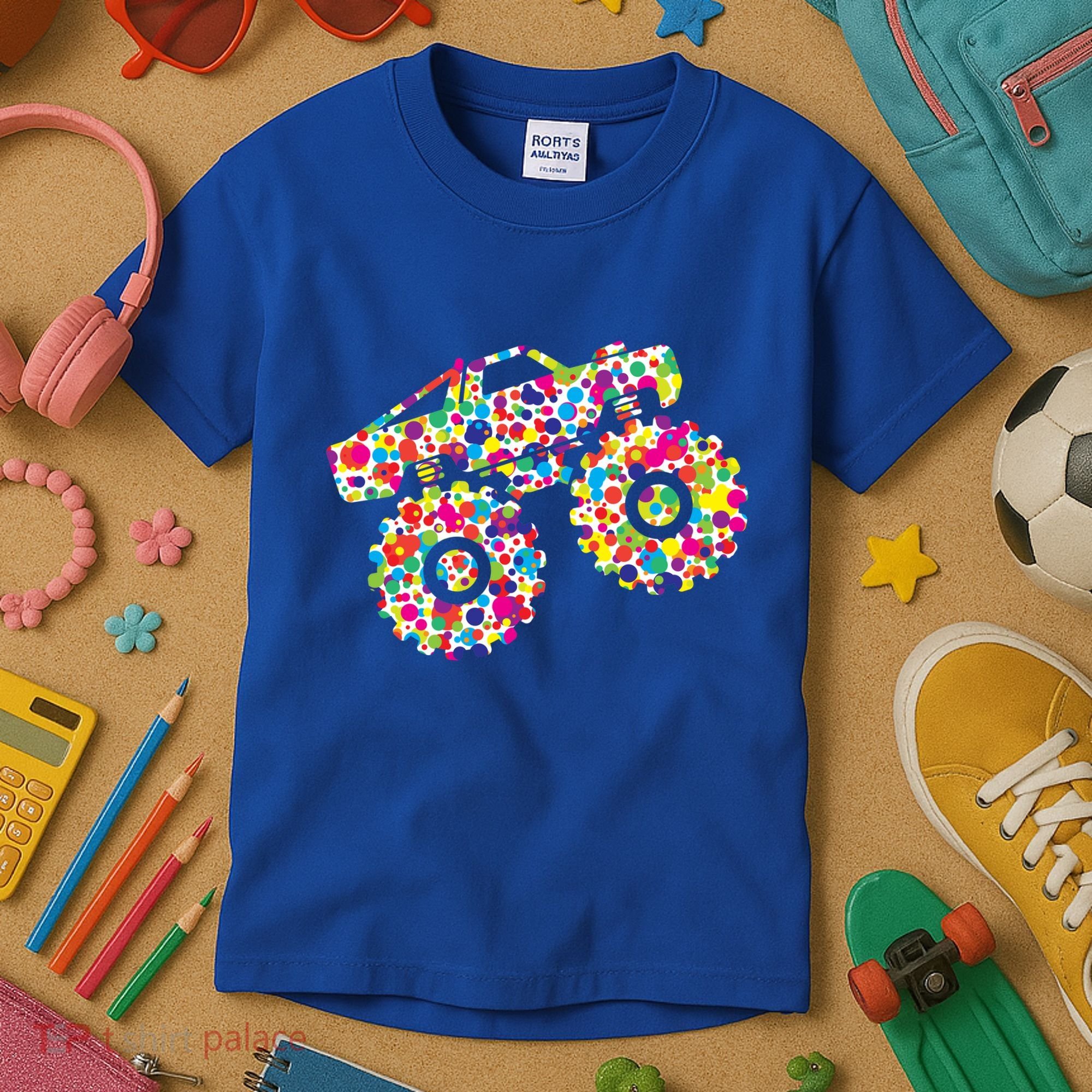 International Dot Day Monster Truck Make Your Mark Kids T-Shirt