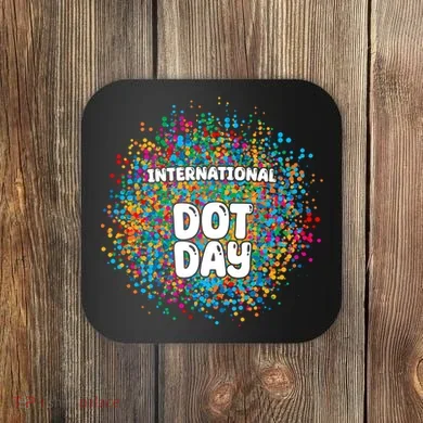 International Dot Day Coaster