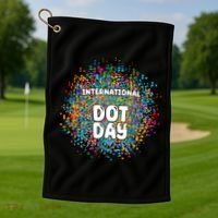 International Dot Day Golf Towel thumb 1