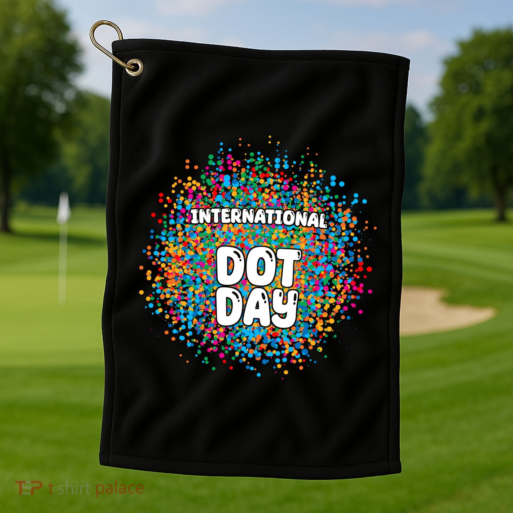 International Dot Day Golf Towel