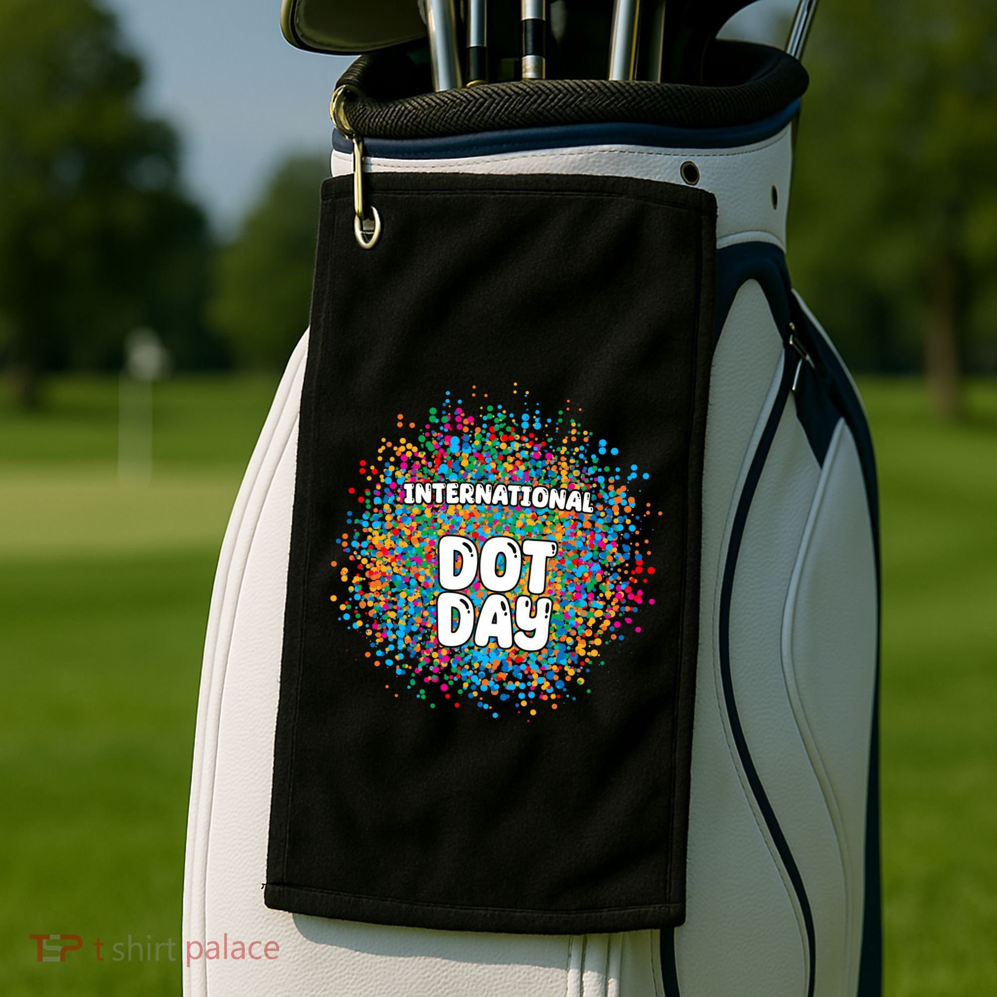 International Dot Day Golf Towel