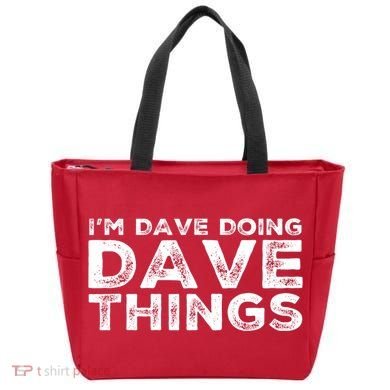 IM Dave Doing Dave Things Personalized Name Gifts Vintage Tote Bag
