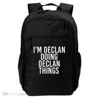 IM Declan Doing Declan Things Funny Birthday Name Gift Idea Backpack thumb 0