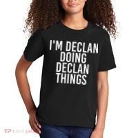 IM Declan Doing Declan Things Funny Birthday Name Gift Idea Kids T-Shirt thumb 2