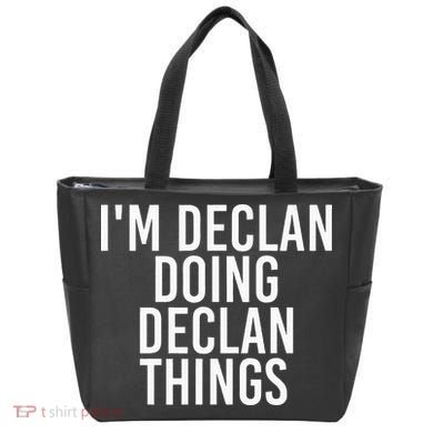 IM Declan Doing Declan Things Funny Birthday Name Gift Idea Tote Bag