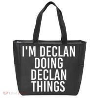 IM Declan Doing Declan Things Funny Birthday Name Gift Idea Tote Bag thumb 0