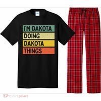 IM Dakota Doing Dakota Things Funny Personalized Quote Pajama Set thumb 0