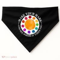 International Dot Day Make Your Mark And See Where It Takes You USA-Made Doggie Bandana thumb 0