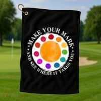 International Dot Day Make Your Mark And See Where It Takes You Golf Towel thumb 1