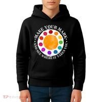 International Dot Day Make Your Mark And See Where It Takes You Kids Hoodie thumb 4