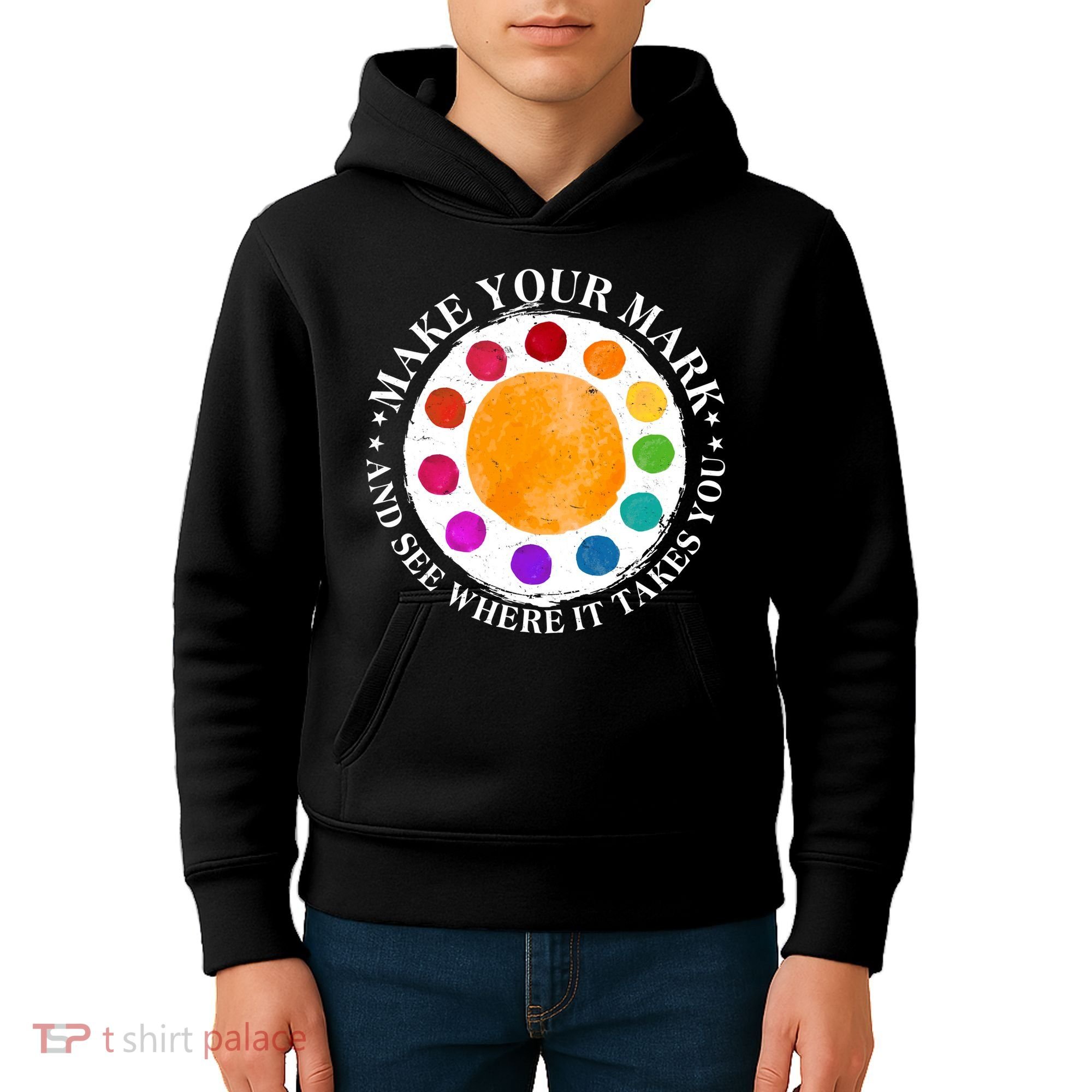 International Dot Day Make Your Mark And See Where It Takes You Kids Hoodie