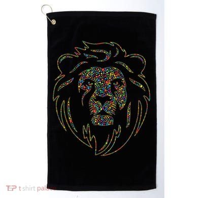 International Dot Day Colorful Dot Lion Golf Towel