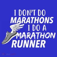 I Don't Do Marathons I Do A Marathon Runner Gift Mousepad thumb 1