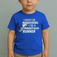 I Don't Do Marathons I Do A Marathon Runner Gift Toddler T-Shirt thumb 2