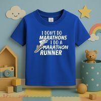 I Don't Do Marathons I Do A Marathon Runner Gift Toddler T-Shirt thumb 3