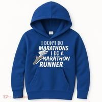 I Don't Do Marathons I Do A Marathon Runner Gift Kids Hoodie thumb 0