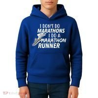 I Don't Do Marathons I Do A Marathon Runner Gift Kids Hoodie thumb 4