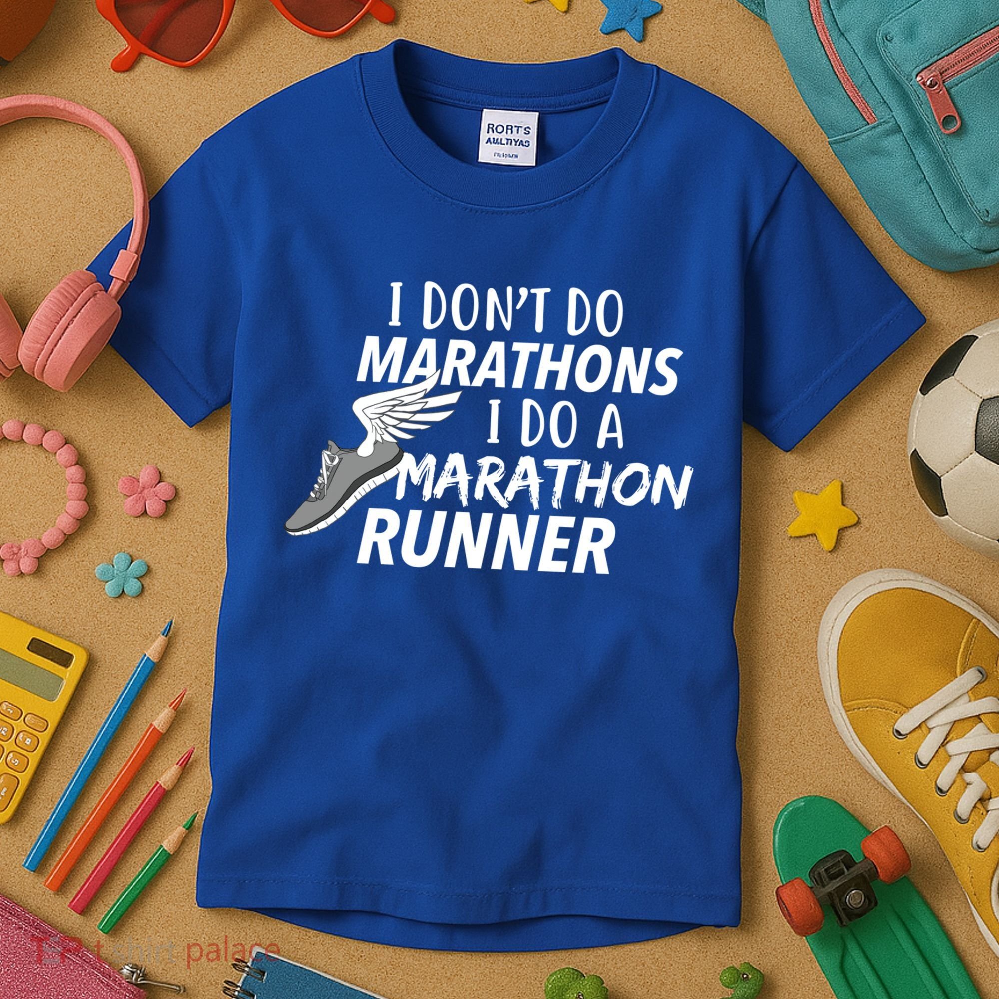 I Don't Do Marathons I Do A Marathon Runner Gift Kids T-Shirt